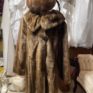 Pizazz faux fur coat